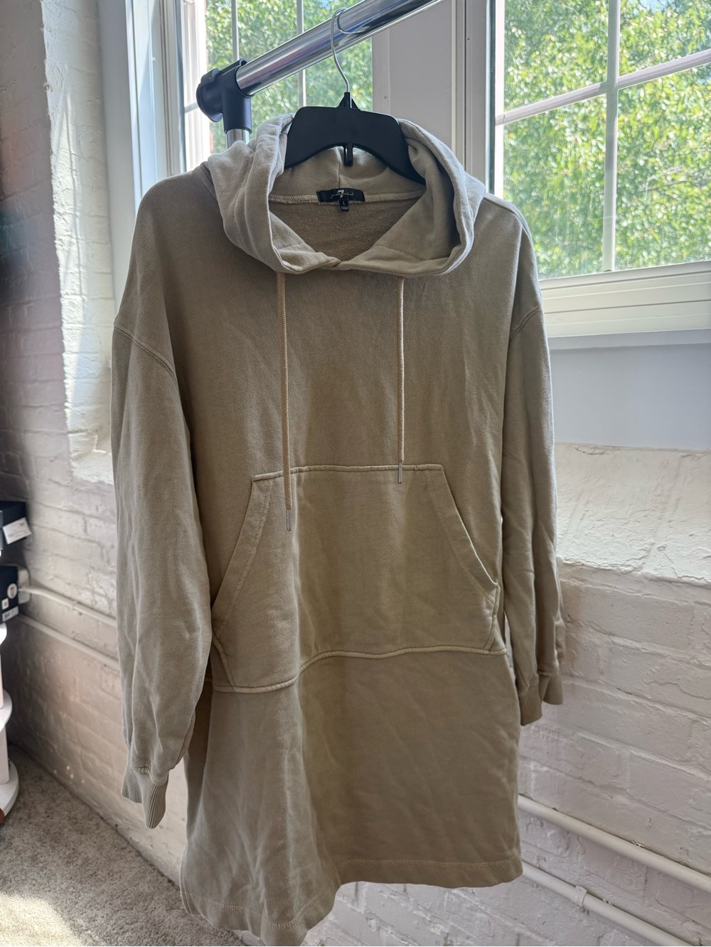 7 For All Mankind Neutral Women’s Hoodie (Long)